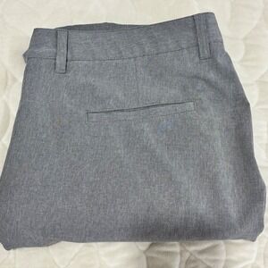 Travis Mathew Golf‎ Shorts Heather Gray Casual Athletic Flat Front Size 38/10